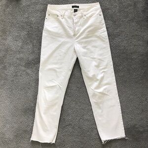 EUC House of Harlow 1960 Ivory High Rise Button Fly Jeans
